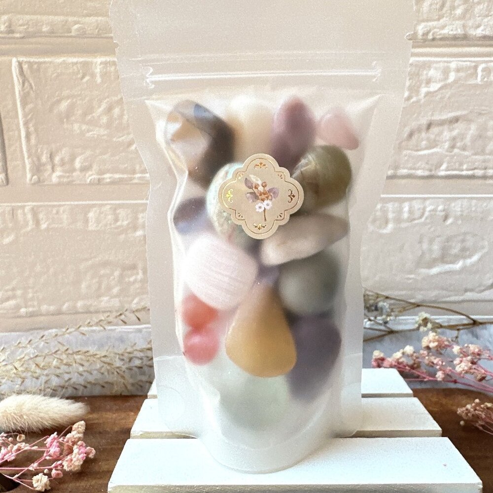 1/2 Pound Assorted Crystal Tumbles Bag | Crystal Confetti | Mystery Crystals